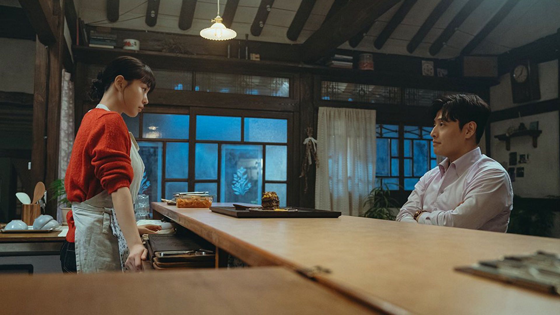 Go Min-si as Yeon-joo, Kang Ha-neul as Beom-woo in Tastefully Yours (Image via Instagram/@channel.ena.d)